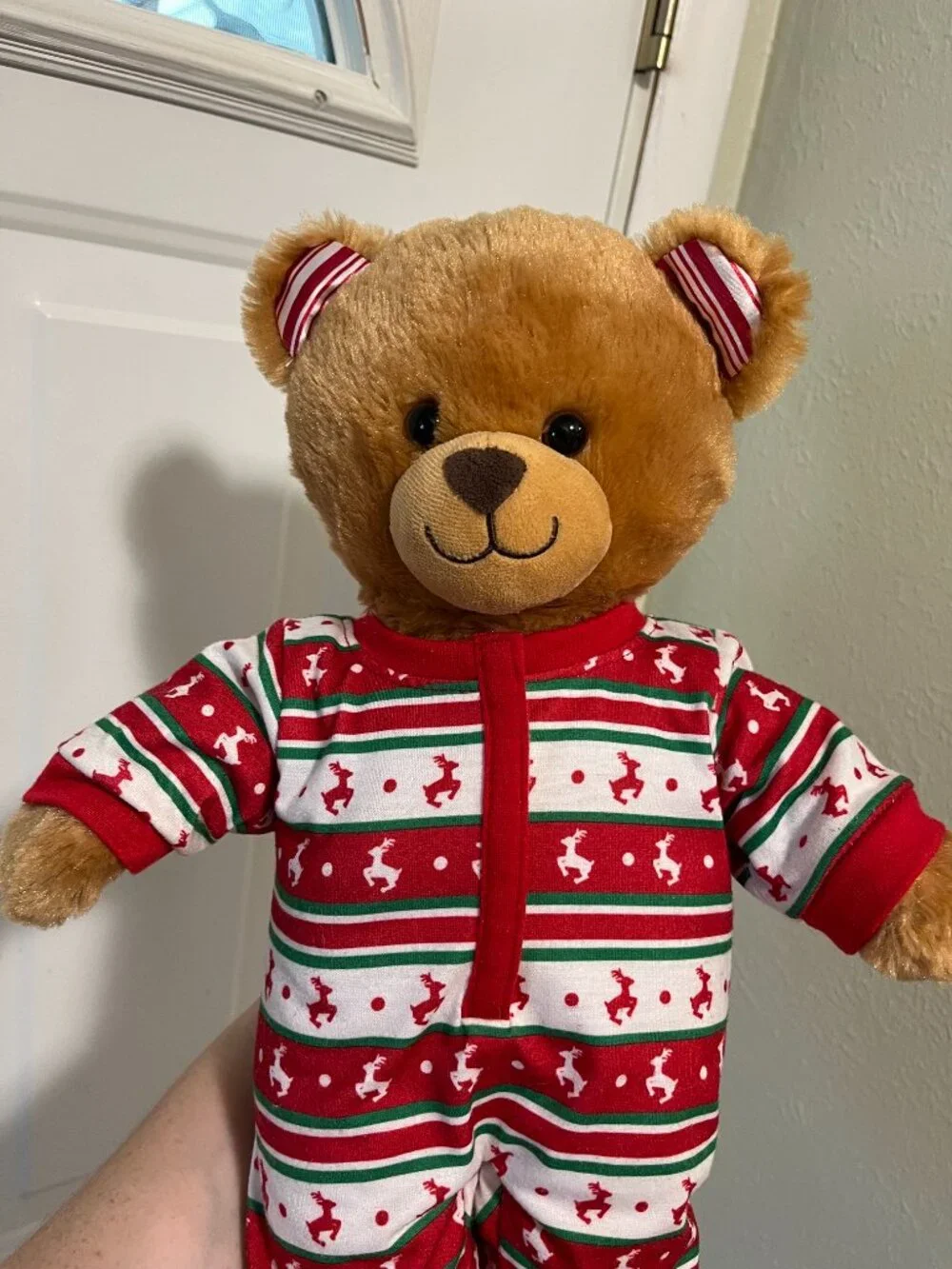 B-A-B Build A Bear - Christmas Pajamas Teddy Bear